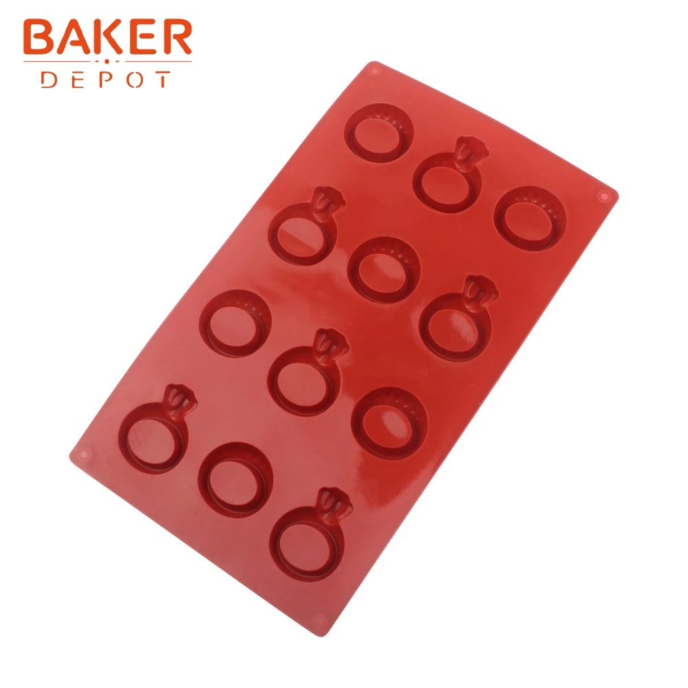 BAKER DEPOT силиконовая форма для шоколадных конфет кольцевая украшения тортов