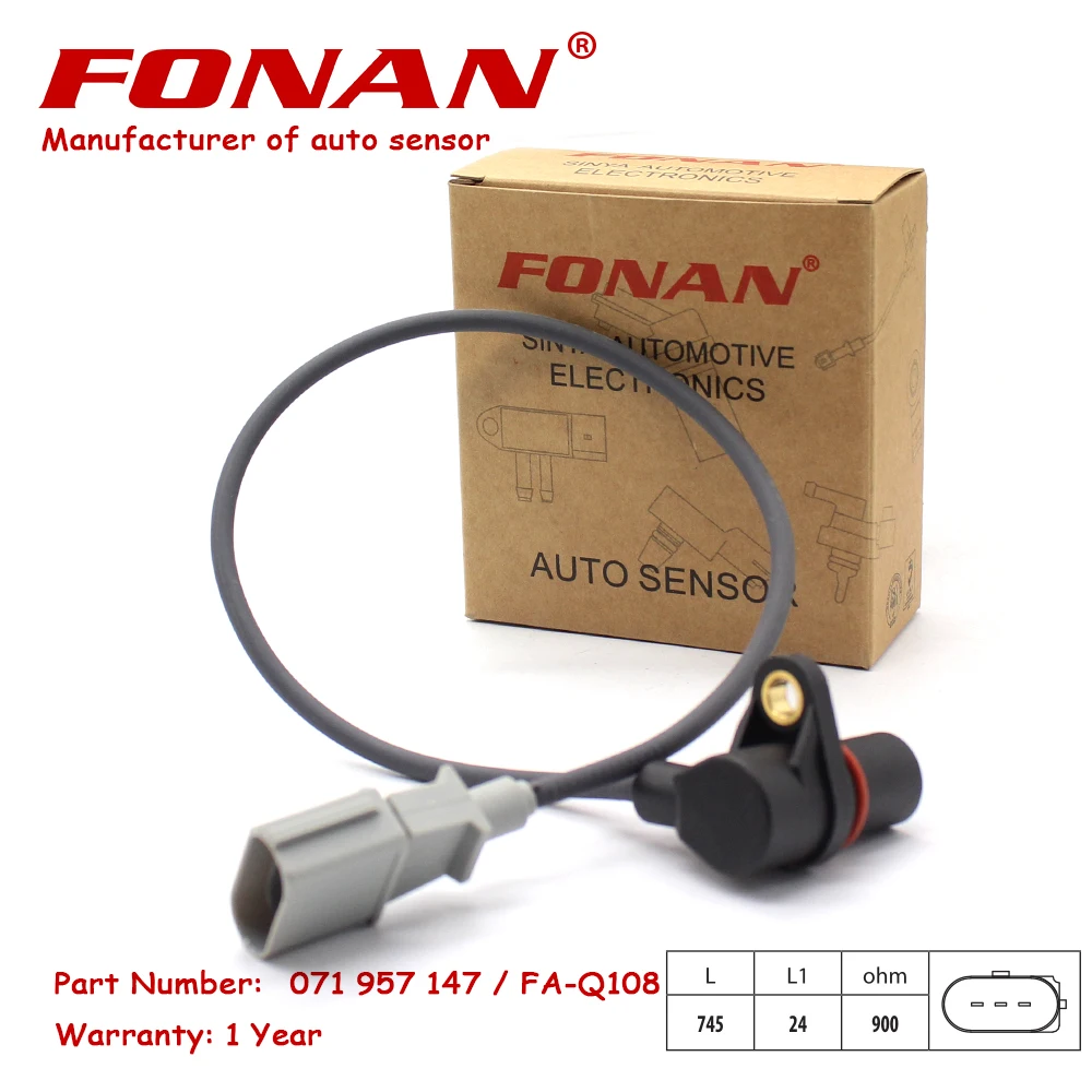 Новый Датчик положения коленчатого вала для VW BORA GOLF IV 4 PASSAT 2 3 V5 MOTION 4x4 071957147 0261210177