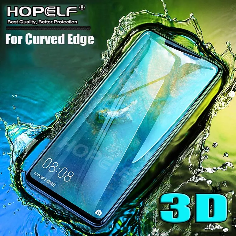 3D Защитное стекло для Huawei Mate 20 Lite Pro защита экрана с полными изогнутыми краями
