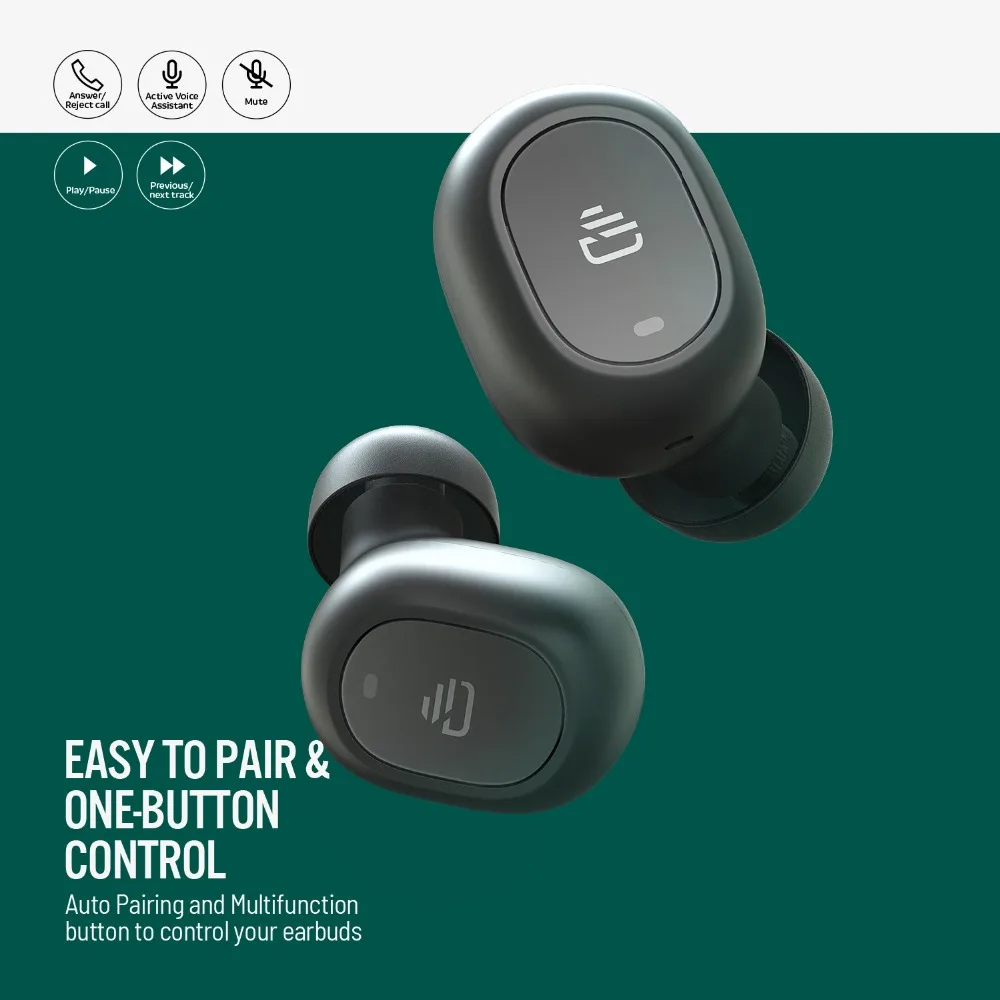 Dudios Zeus воздуха Bluetooth 5 0 True Беспроводной Наушники Hi Fi стерео звук мини in Ear с защитой