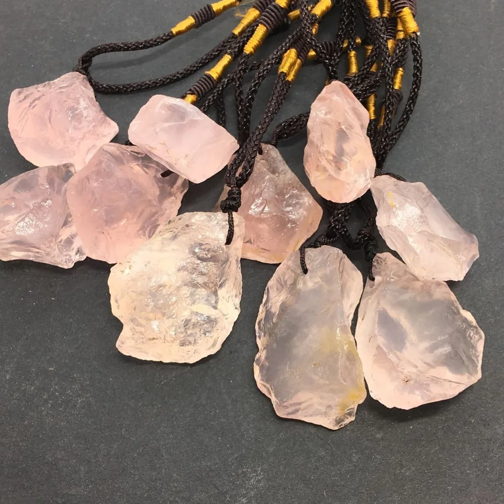 Натуральный розовый кварц необработанный драгоценный камень оригинальная