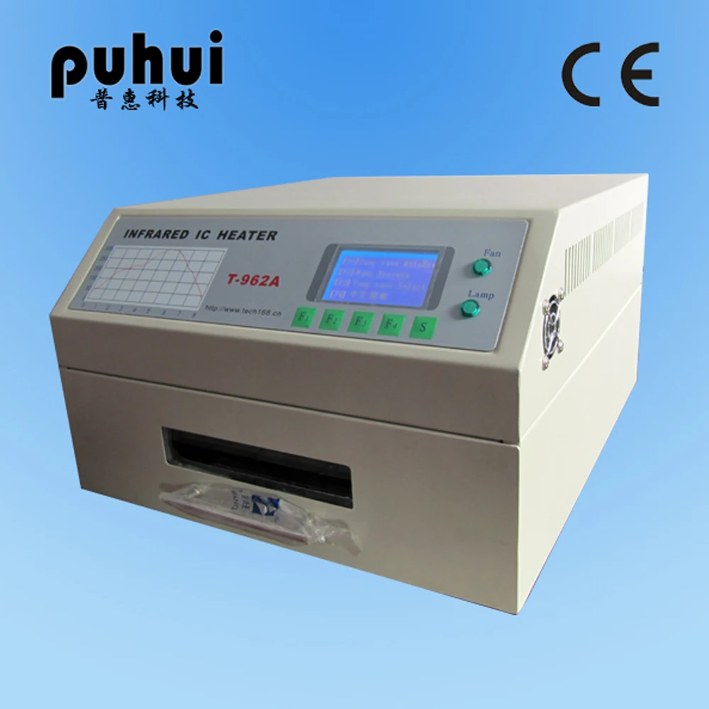 Infrared IC Heater Desktop Reflow Oven BGA SMD SMT Rework Sation Wave PUHUI T-962A | Инструменты