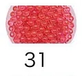 31 Dollryga 400 шт./пакет 36 Цвета Аква драгоценный камень бисера запасной блок Pegboard для малыша резинок для создания плетеных браслетов в комплекте со станком для плетения браслетов, в форме ожерелья jouet enfant детская Хама бусины ifts - Цвет: 31