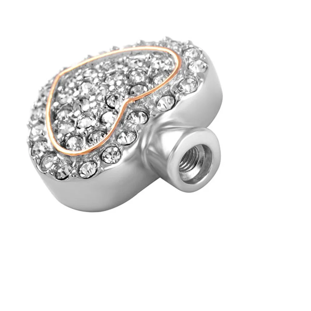 IJD8595 женский держатель для золы аксессуары оптом полный кристалл из нержавеющей