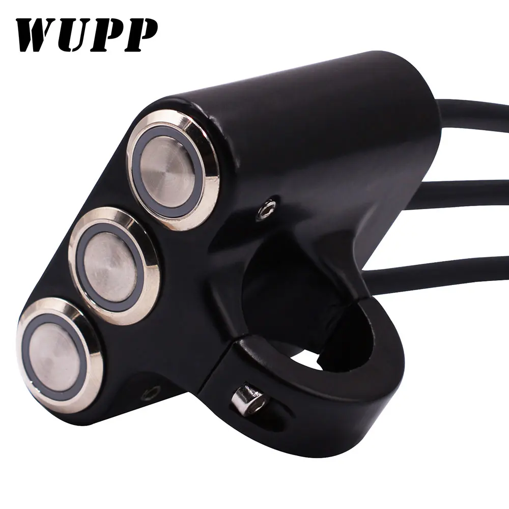 WUPP универсальные переключатели на руль мотоцикла противотуманные фары Маунт
