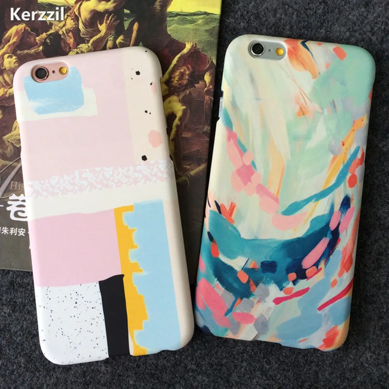 Роскошный чехол для телефона с художественным рисунком iPhone SE цветной мультяшный