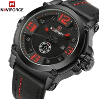 top brand luxury naviforce men sports watches mens army military leather quartz watch male waterproof clock relogio masculino