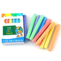 6color 12pensbox dustless chalk pen drawing chalks for blackboard stationary office school supplies accessories tizas escolar
