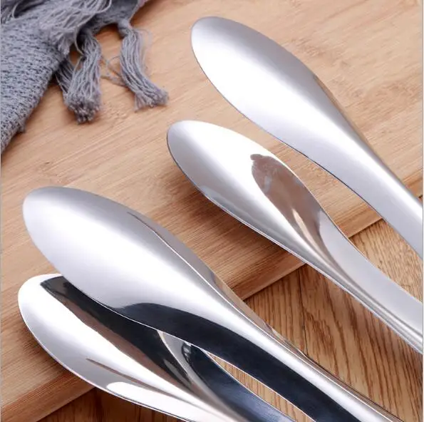 1 шт. высокое качество антипригарные кухонные щипцы для барбекю из нержавеющей