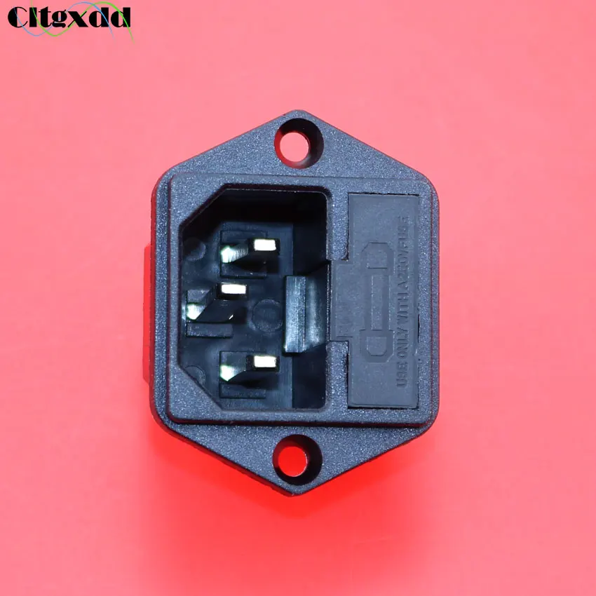 Cltgxdd IEC320 C14 3-контактный разъем питания с предохранителем медный входной AC 15A 250V |