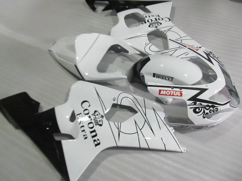 Комплект обтекателей для мотоцикла на заказ GSXR600 750 K4 04 05 GSXR 600 GSXR750 2004 2005 ABS белый
