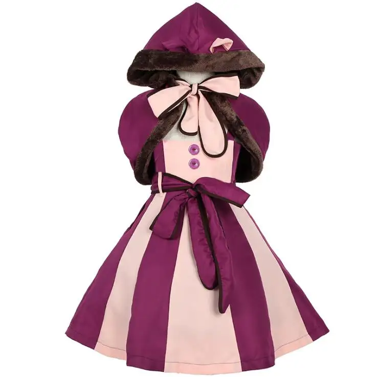 ETEBAS Алиса в стране чудес костюм Чеширский кот Косплей платье для взрослых Дети