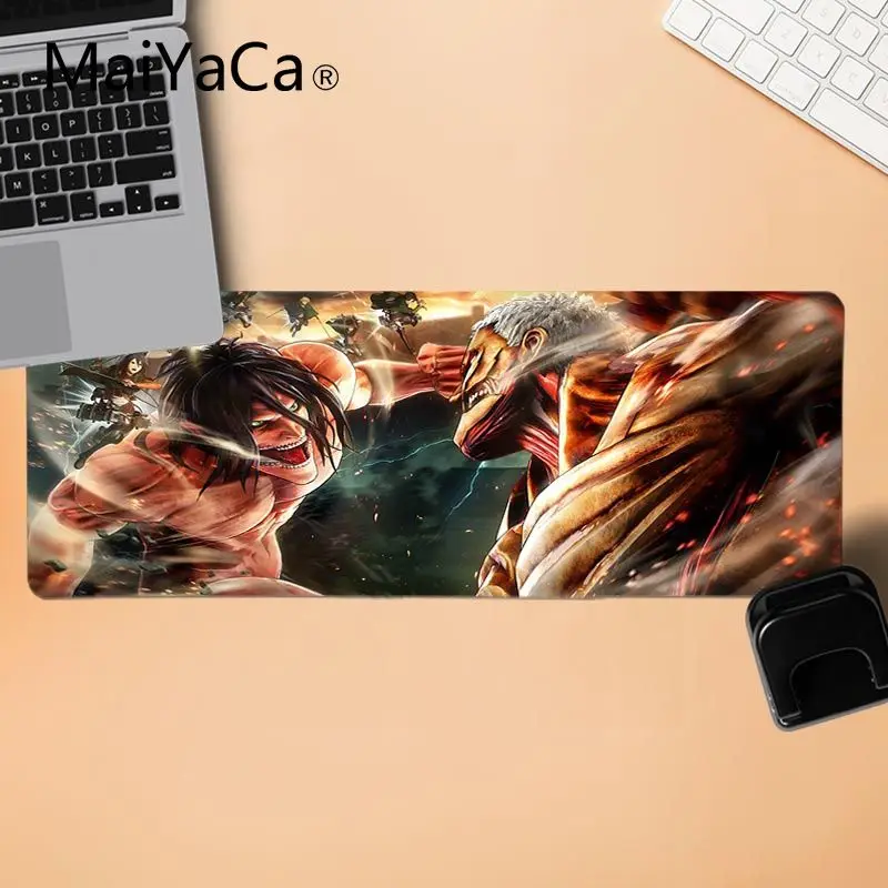 

MaiYaCa Gaming Mouse Pad Cool New Attack on Titan Laptop Gaming Mice Mousepad Laptop Gaming Lockedge Mice Mousepad