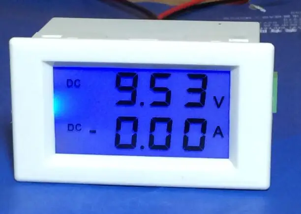 D85 3051 ЖК дисплей Цифровой вольтметр ampmeter 2 в 1 Панель горы метр Напряжение ampere