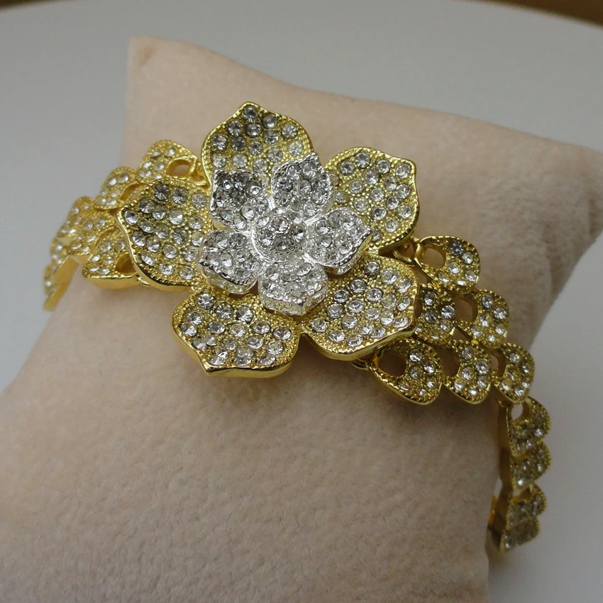 2018 украшения из Дубая ювелирные со стразами наборы для вечерние африканские