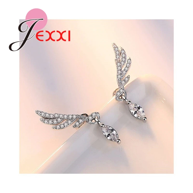 Best lady New Fashion Statement Jewelry Cheap Earring For Women Wings Shape Wedding Stud Earrings Wholesale Price | Украшения и