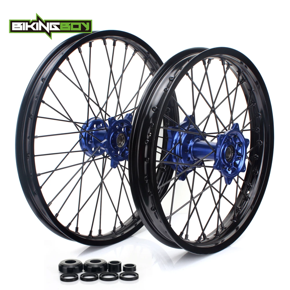 BIKINGBOY Передняя Задняя 21 &quot19&quot ступица обода колеса для Yamaha YZ250F YZ450F YZF 250 YZ-F 450 09 10 11