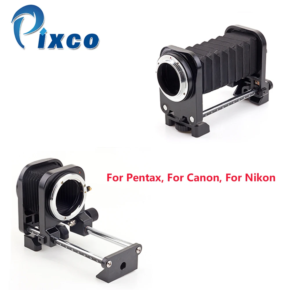 Фото Металлический макросъемный штатив Pixco для Nikon Canon, комплект для фотостудии с удлинителем и сильфонным креплением №1