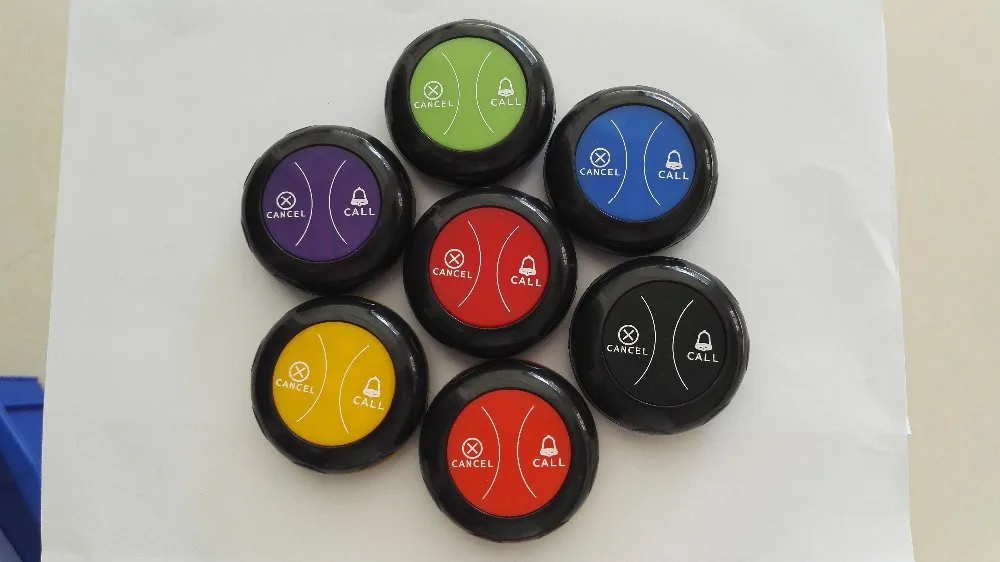Waiter Bell Pager System Wireless Good Quantity With Beautiful Design 433.92MHZ By CE Cerfication( 2 display+38 call button ) | Компьютеры