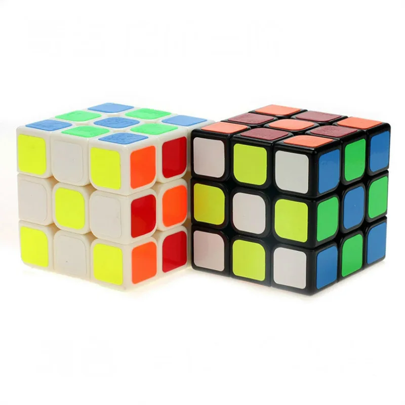 QIYI Cube 3x3x3 5 6 см пластиковая наклейка из углеродного волокна профессиональные