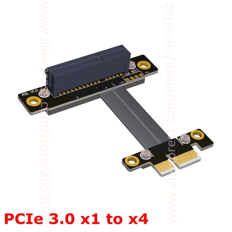 Кабель PCIe 3 0x1 штекер на гнездо x4 защита от электромагнитных помех 8G/bps PCI E III 1x 4x