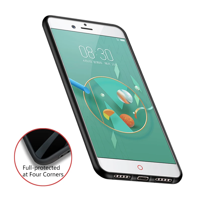 Мягкая силиконовая задняя крышка JURCHEN для ZTE Nubia Z17 Mini 5 2 дюйма с мультяшным принтом