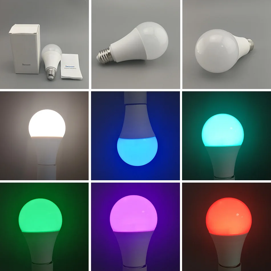 Умная лампочка Vintagelll Wi Fi Alexa/Google Home E27 7 Вт RGB приложение wifi дистанционное