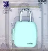 light green Милые прокатки в форме чемодана из 3 вещей с мультипликационным принтом-значный пароль замок 4 вида цветов замок выдвижного ящика, высокое качество цифровой замок для багажа подарок - Цвет: light green