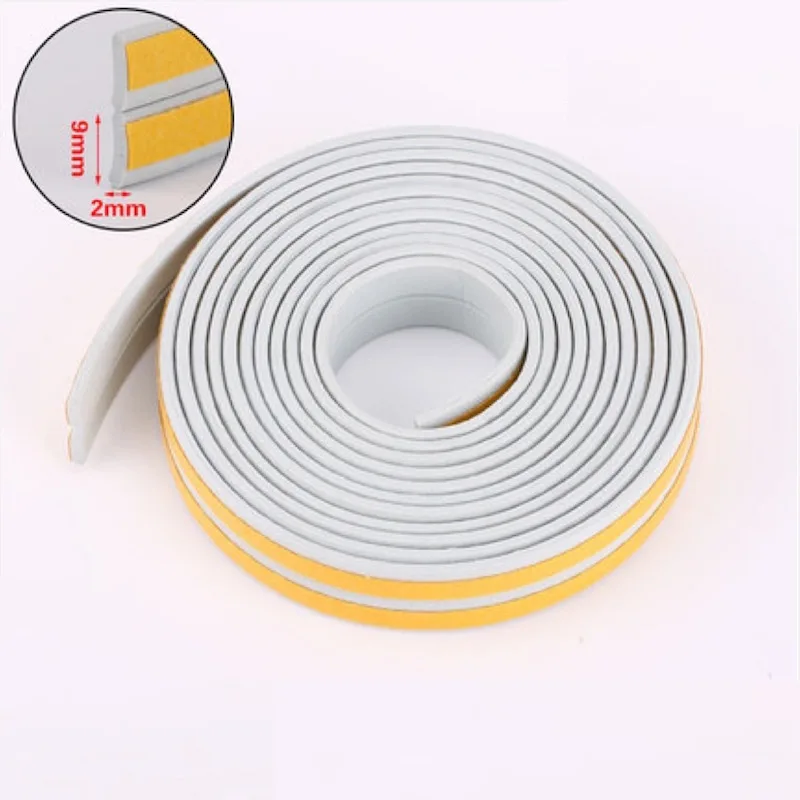 Самоклеющаяся уплотнительная лента для дверей окон EPDM резиновый раздвижной
