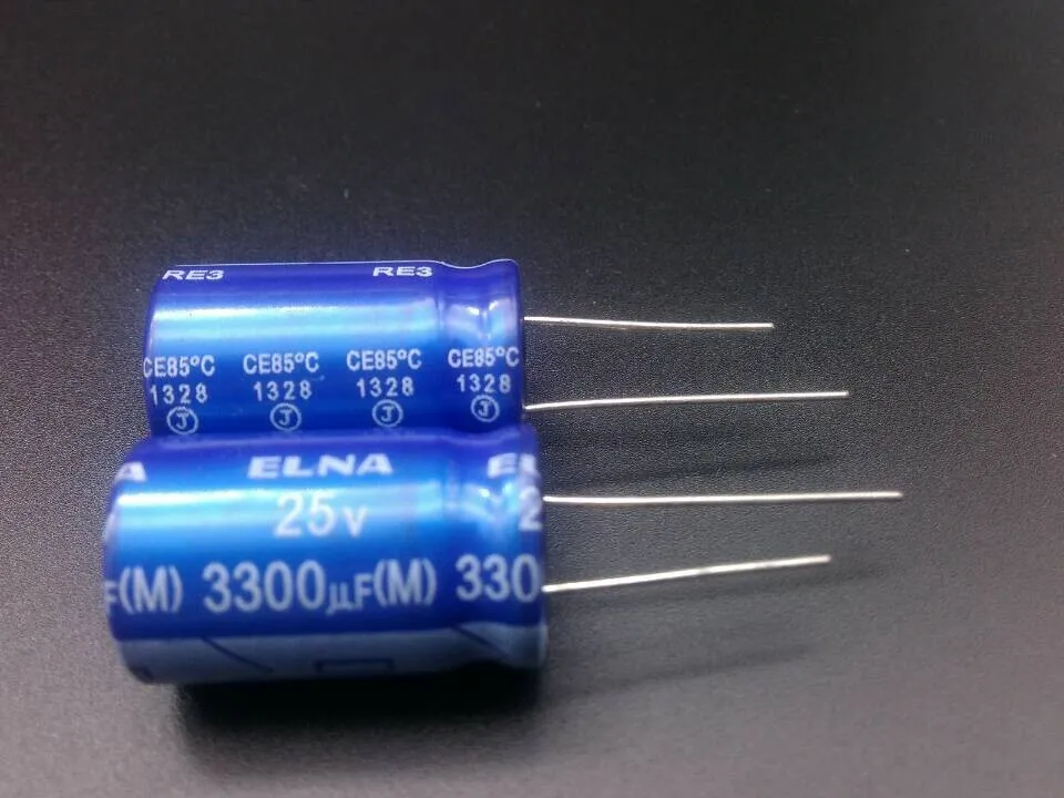 2020 Φ 10 шт./30 шт. импортированные в соответствии с ELNA blue robe RE3 3300 мкФ/25V Аутентичные