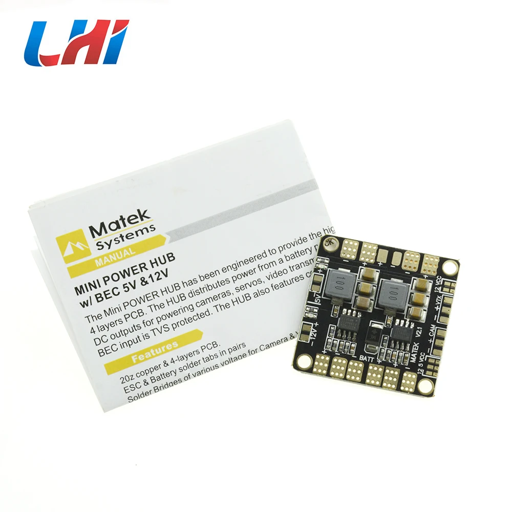 Мини V3.1 распределительная плата силового концентратора PDB с BEC 5В и 12В синхронно