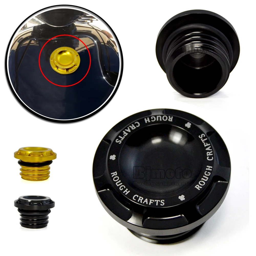 BJMOTO Новый черный цвет CNC Заготовка алюминиевый Мотоцикл Череп топливный бак