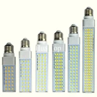 E27 G23 G24 8W 10W 12W 15W 18W 30W 5730 5050 SMD 110V 220V AC горизонтальная штепсельная Лампа PL Светодиодная кукурузная лампа точечная Лампа Холодный теплый белый