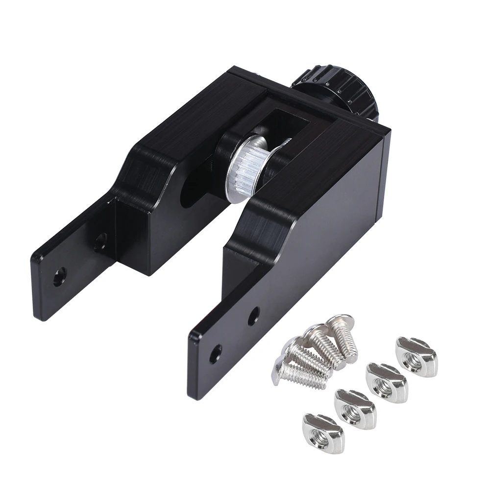 CR10 части 2040 профиль Черный X-axis синхронный ремень стрейч CR10 выпрямитель натяжителя для Creality CR-10 CR10S части 3d принтера