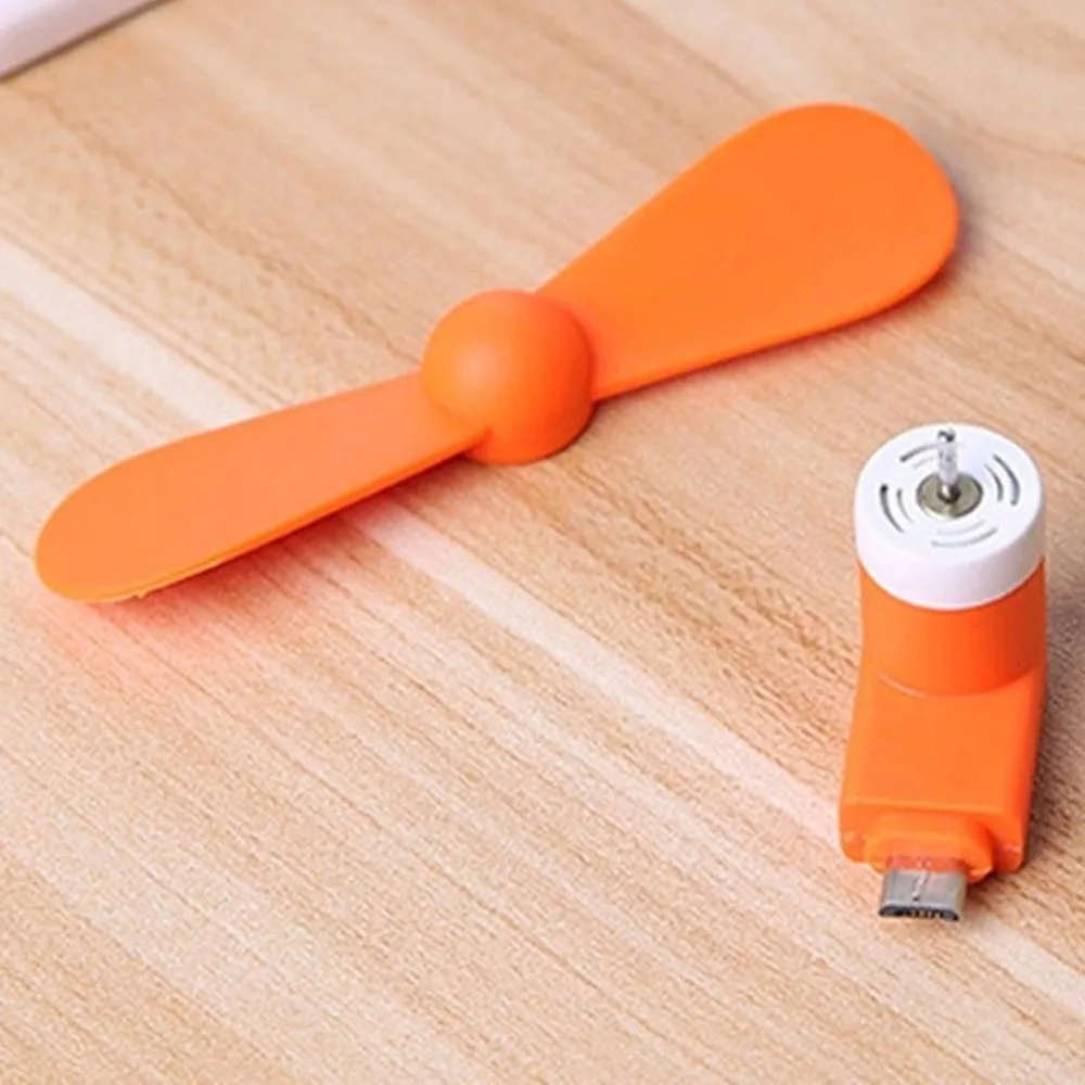 Промо-акция! Портативный микро USB вентилятор охлаждения бесшумный мини кулер для мобильного телефона Android Дома Офиса