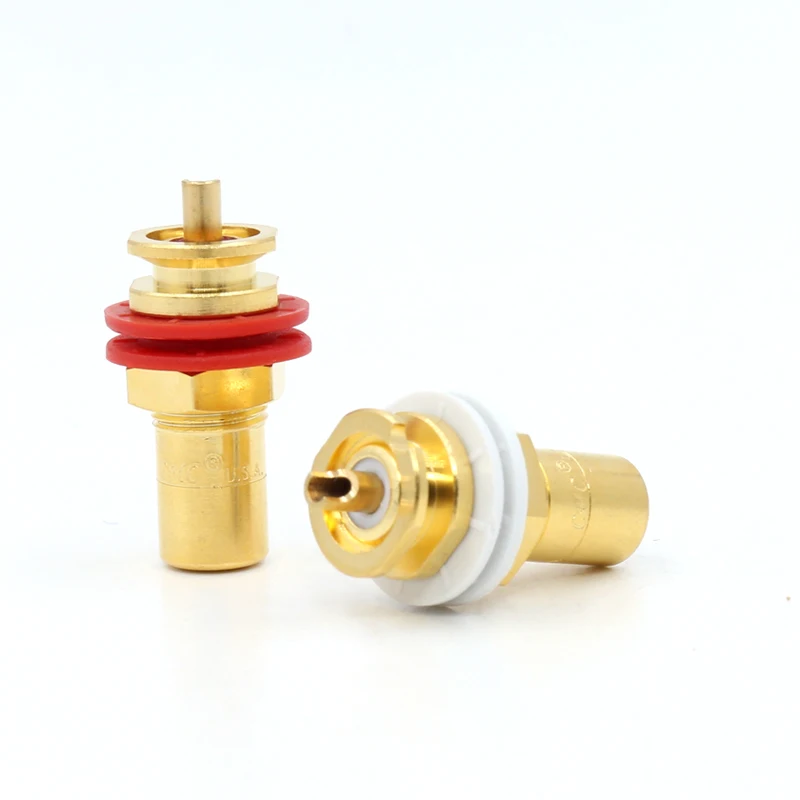 CMC 816-U RCA Jack RCA клеммные розетки Позолоченный разъем 4 шт