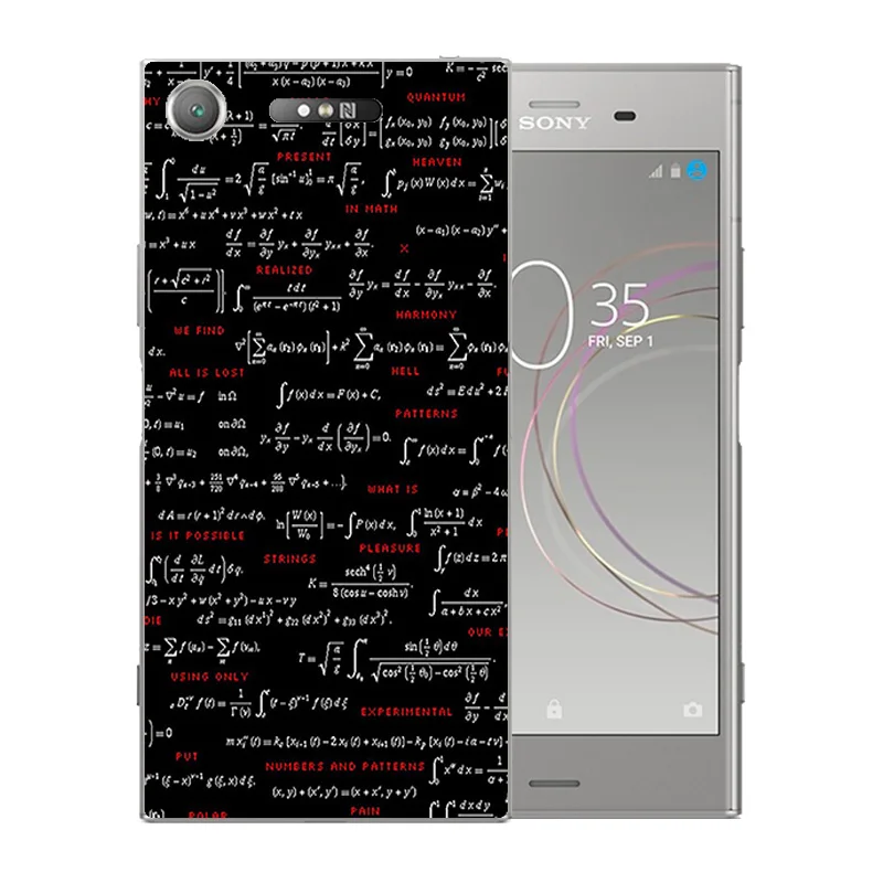 5 2 дюйма для Sony Xperia XZ1 чехлы на заднюю панель Силиконовый ТПУ мягкий цветной узор