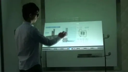 Новый! 22 &quotтемно серая и белая Голографическая задняя прозрачная проекционная
