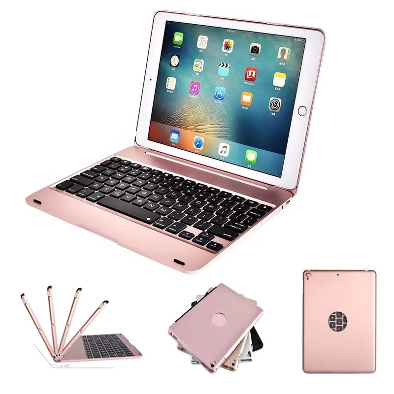 Ультра тонкий портативный беспроводной Bluetooth клавиатура режим сна для Apple iPad Air/Air 2/Pro 9,7 ''/ iPad 9,7'' /
