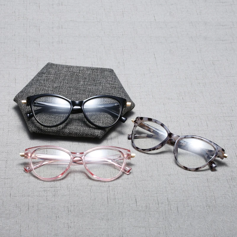 ANEDF 2018 New Simple Cat Eye Rivet Glasses Frames Men Women Trending Styles Optical Fashion Computer Eyewear Frame | Аксессуары для