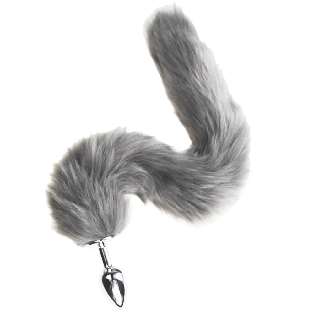 Анальная пробка в виде лисьего хвоста для стимуляции точки G|tail butt anal plug|fox tail butttail