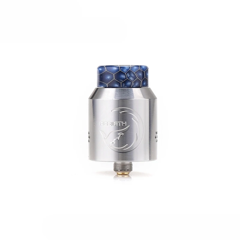 Электронная сигарета Hellvape Rebirth 24 мм RDA 810 Cobra капельный наконечник с одной катушкой для Squonkor Mod Vape Vaporizer VS Drop Dead