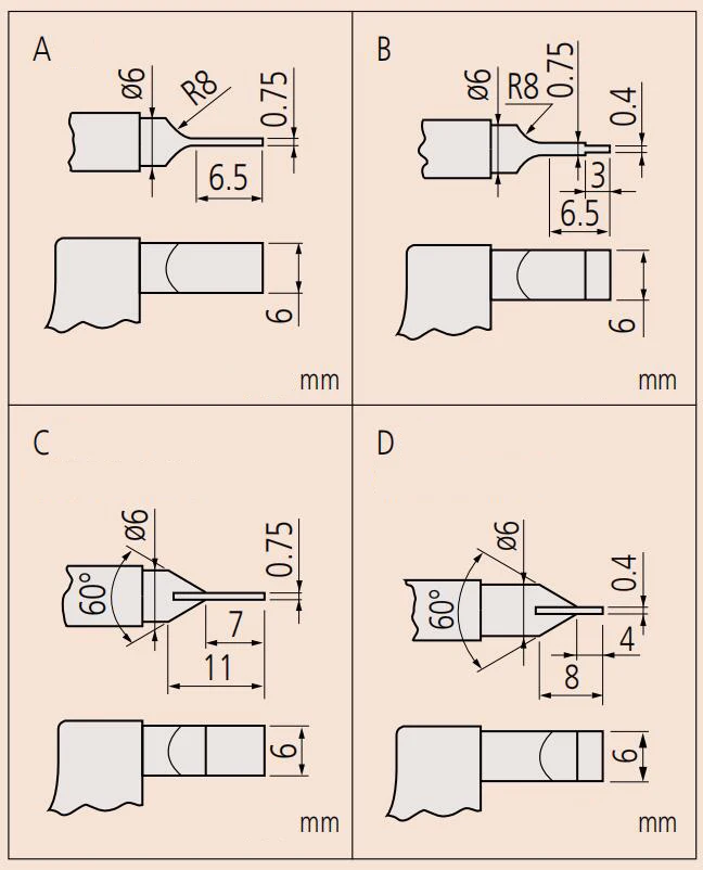 Mitutoyo 422-270-30BLM-25MXW 422-271-30 BLM-25MXW/. 4T диапазон 0-25 мм/0,001 не вращающийся шпиндель лопасти Микрометры Быстрая