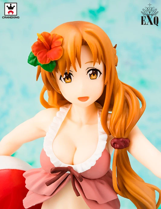 Японское аниме меч арт онлайн код оригинальная коллекция Banpresto EXQ фигурка Асуна