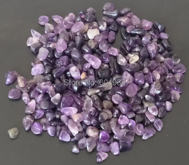 300 г натуральный аметист гравий образец камня с украшением в виде кристаллов