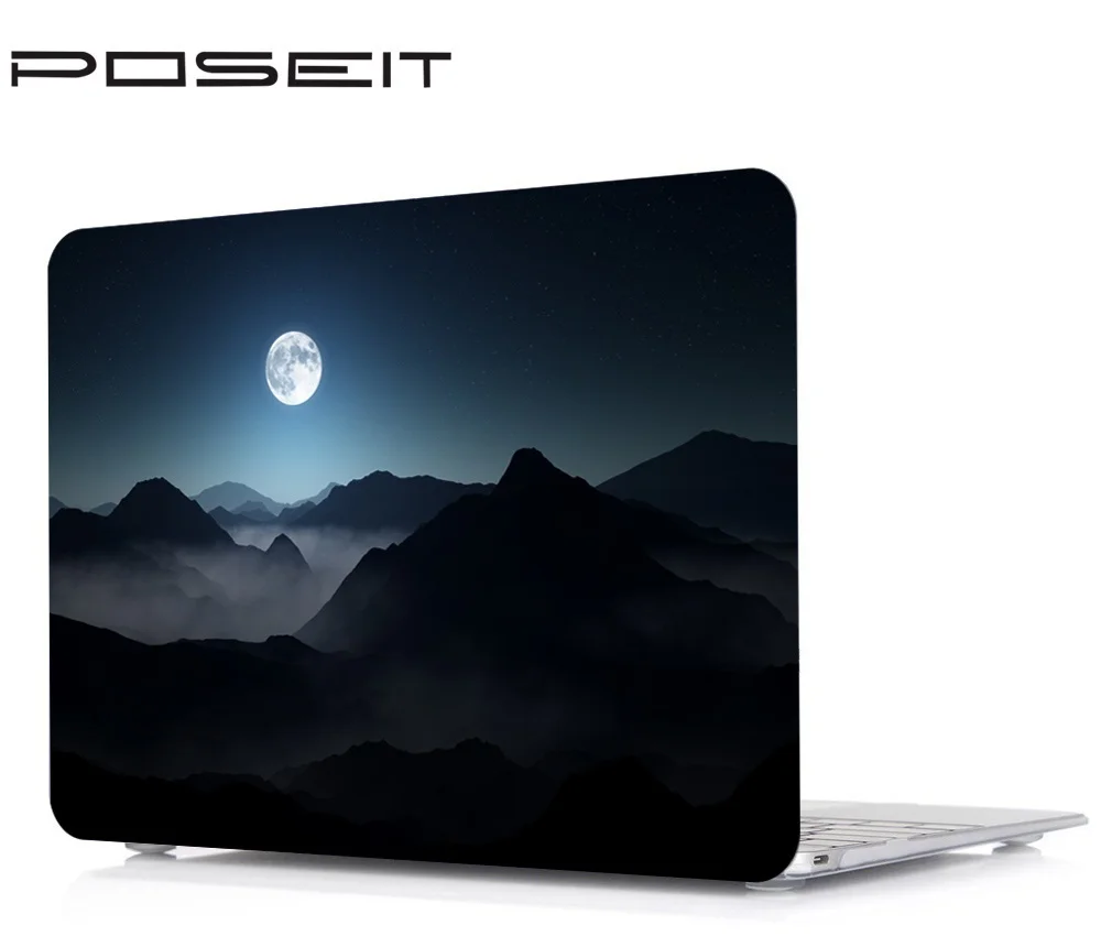 Жесткий чехол для ноутбука Pro 16 A2141 с принтом + клавиатуры Mac Book Air Retina Touch Bar & ID 11 12 13