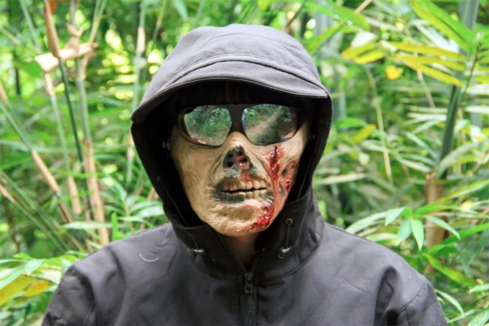 6 цветов Новое поступление M05 маска на лицо с черепом и скелетом зомби для