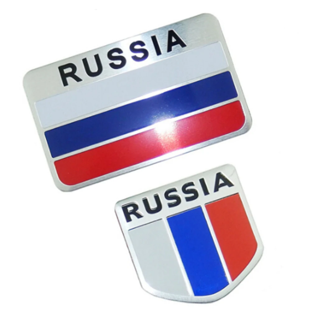 3D наклейка для автомобиля алюминиевый российский флаг аксессуары наклейки chevrolet