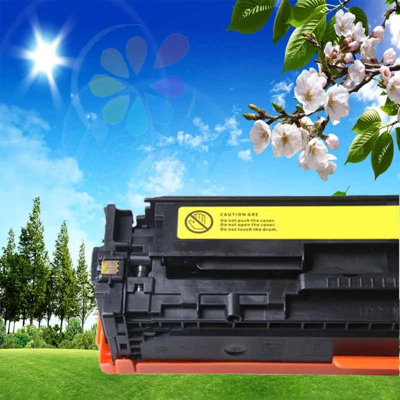 Hisaint CB540A CB540 540A 540 CB541A CB542A CB543A 125A цветной тонер-картридж для HP LaserJet CP1215 CP1515n CP1518ni CM1312