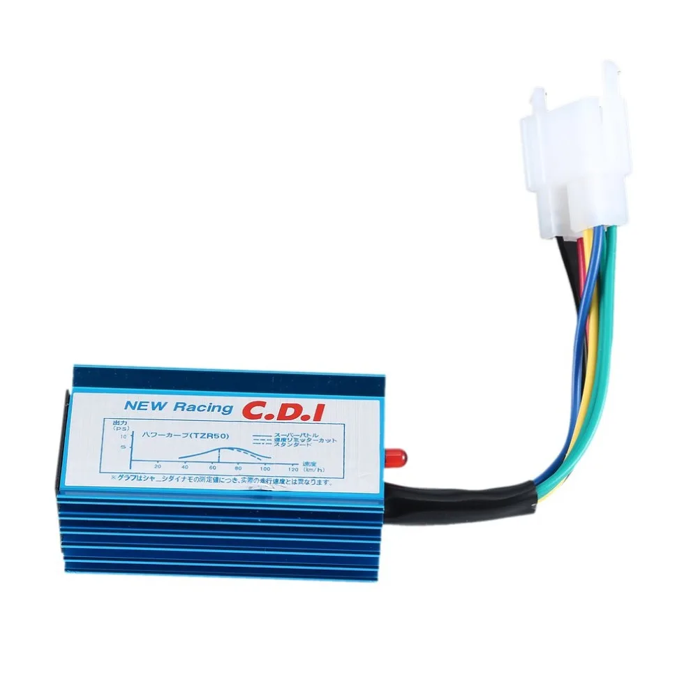 Гоночная Производительность 6 контактов Cdi Box 50cc 100cc 125cc150cc скутер Gy6 двигатель @ 62511